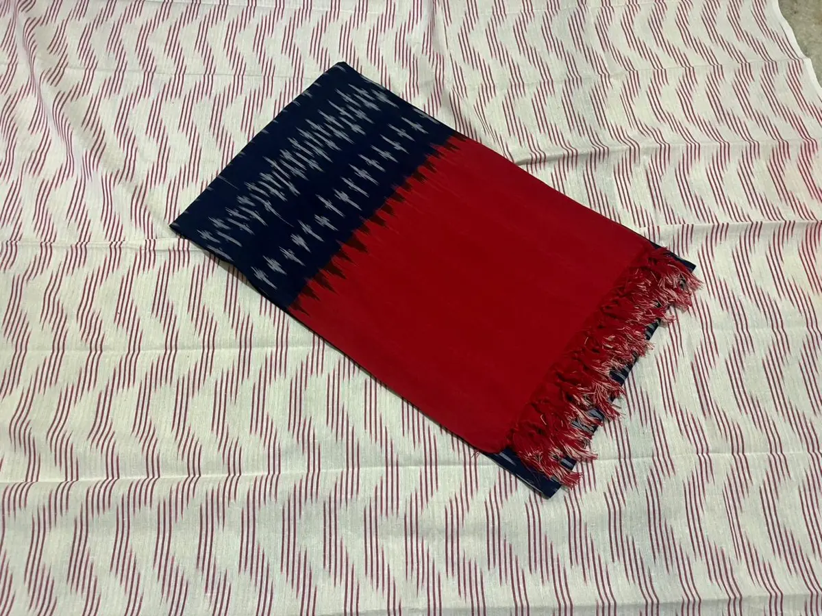Product image: navy blue and red scarf or stole