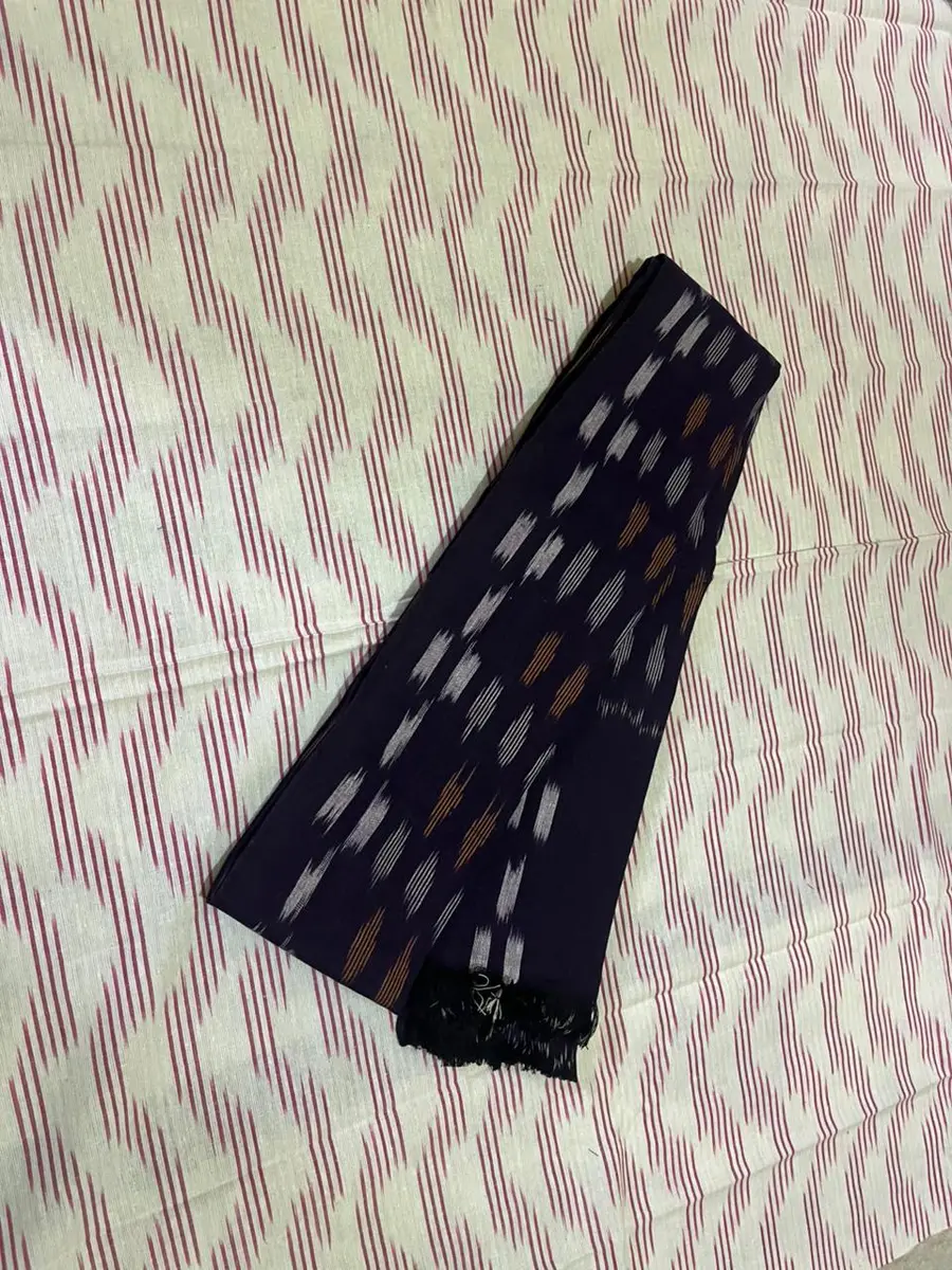 Product image: navy blue and cream scarf or stole